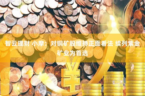 智云理财 小摩：对铜矿股维持正面看法 续列紫金矿业为首选